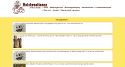 Desktop Screenshot of holzkreationen.de